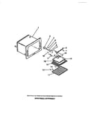 Oven liner, bake and broil elements