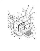 Interior oven, panels, frame