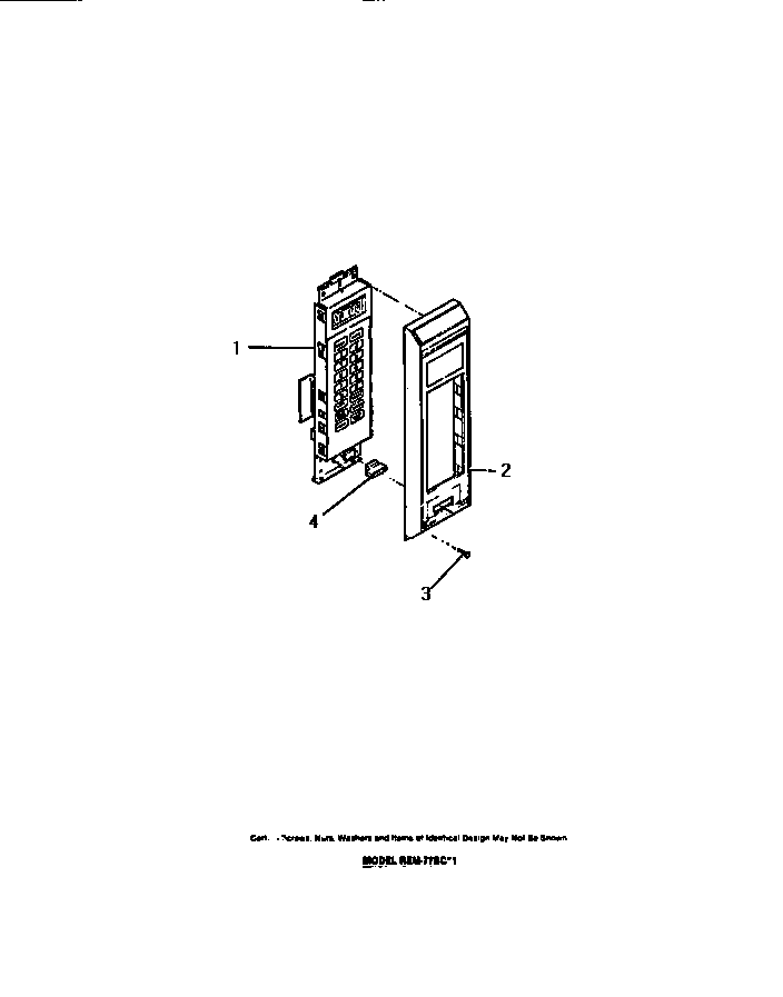 MICROWAVE CONTROL PANEL