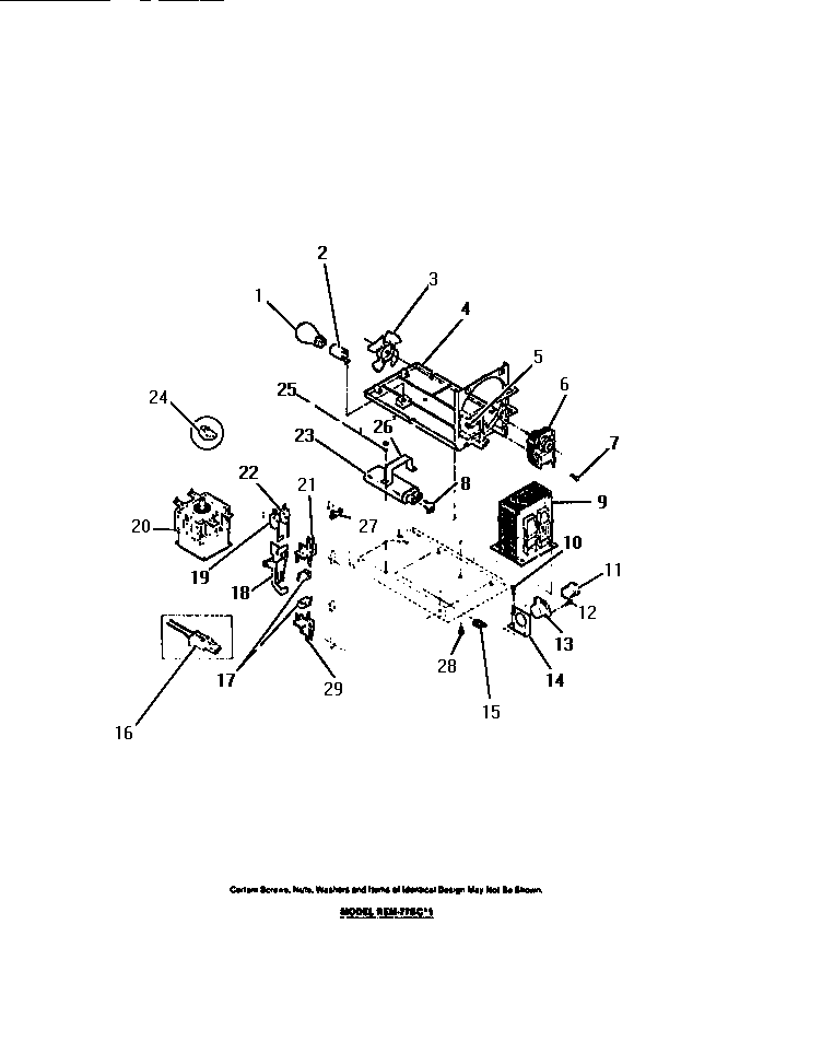 Microwave magnetron, fan motor, blade, transformers, fuse