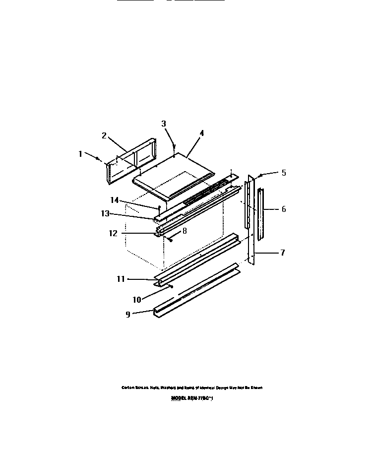 Cabinet upper trim