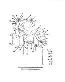Oven liner, panels, door hinges, oven light, switch