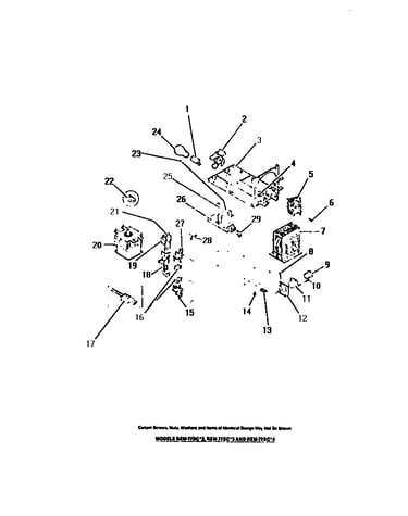 Microwave magnetron, fan motor, blade, transformers, fuse