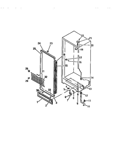 Cabinet hinges, apron, door mouldings