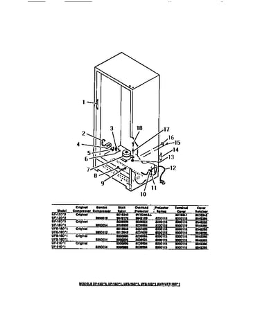 Compressor, electrical controls (conventional models)