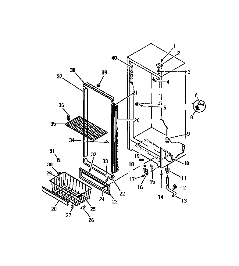 CABINET HINGES, APRON, DOOR MOULDINGS