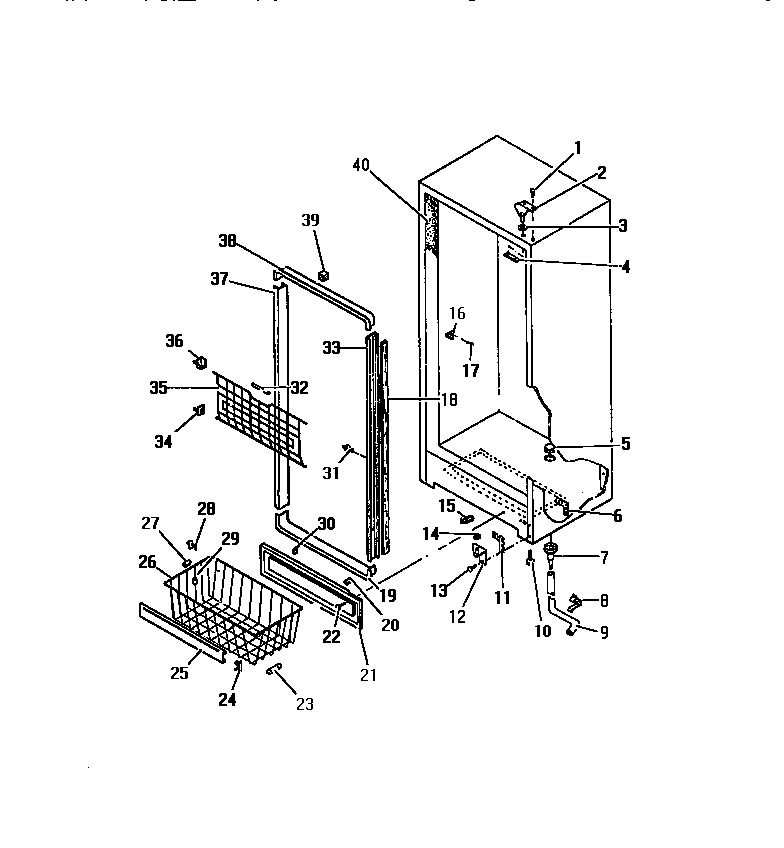 CABINET HINGES, APRON, DOOR MOULDINGS