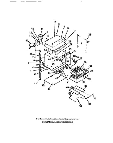 Oven liner, bake, broil elements, panels