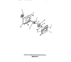 Frigidaire A6LECC3 shroud, scroll, blower motor diagram