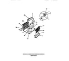 Frigidaire AC15206J evaporator, condenser diagram