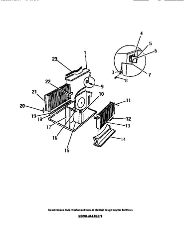 Evaporator, condenser