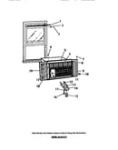 Cabinet, window mounting