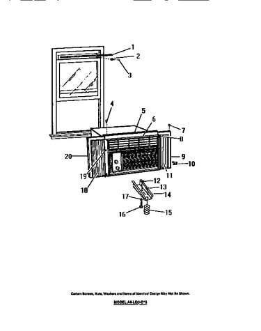 Cabinet, window mounting