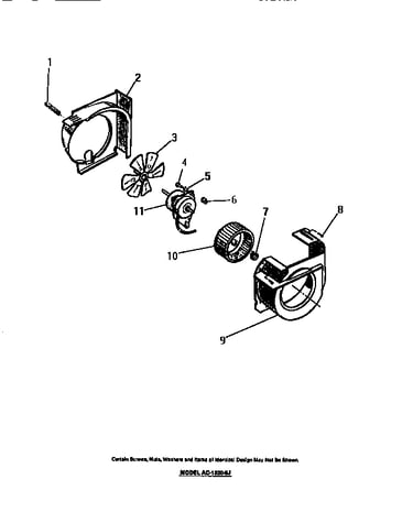 Shroud, scroll, blower motor