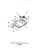 Cooktop, surface units, drip pans