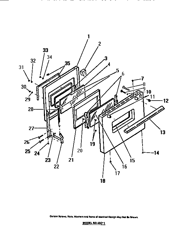 Oven door panels