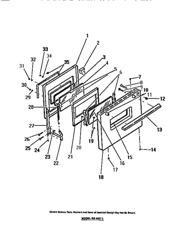 Oven door panels
