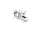 Frigidaire RG45CL0 oven liner, heating elements diagram