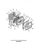 Oven door panels