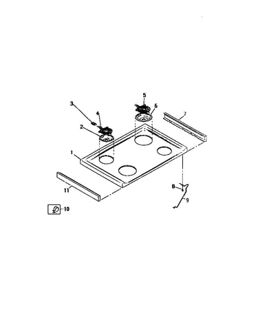 Surface units, cooktop