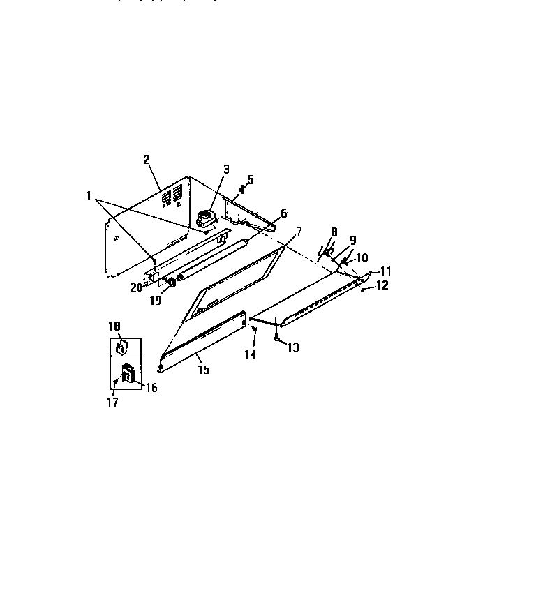 Flourescent light, ballast, blower motor