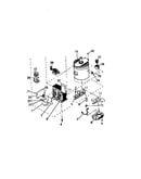 Microwave oven magnetron, transformers, stirrer, motor