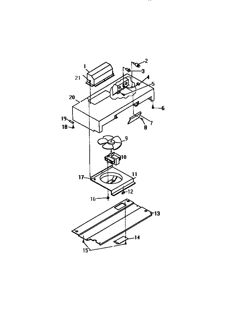 Vent hood ducted and ductless assembly