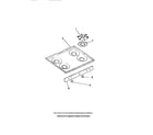 Frigidaire GG26PCL1 cook top, knobs diagram