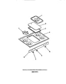 Cook top, knobs