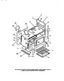 Interior oven, panels, frame