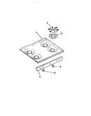 Cook top, knobs