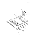 Cook top, knobs