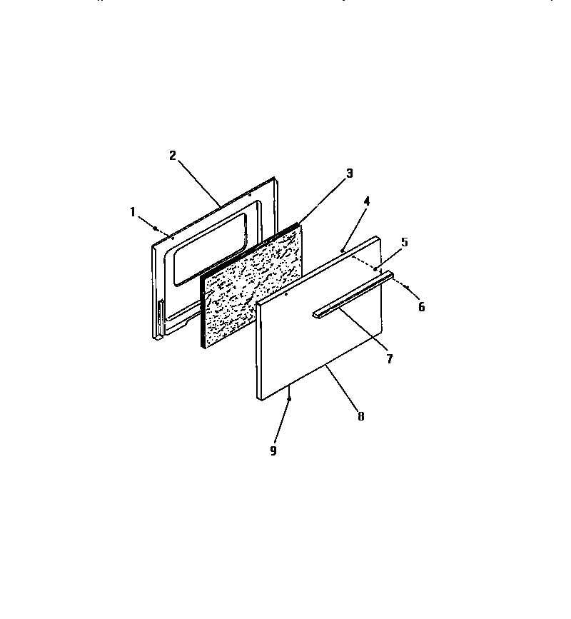 OVEN DOOR, PANELS