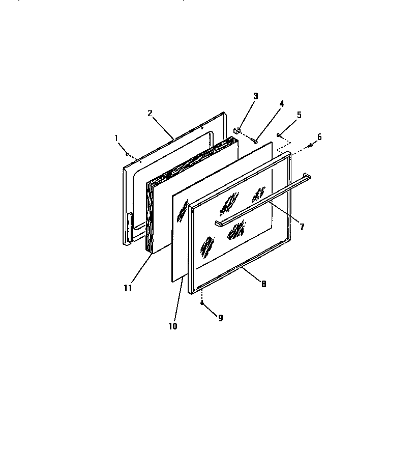 OVEN DOOR, PANELS