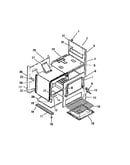 Interior oven, panels, frame