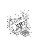 Interior oven, panels, frame