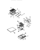 Shelves, controls, divider, mullion