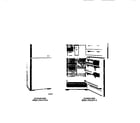 Frigidaire FPCI21TCH0 unit-interior/exterior view diagram