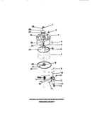 Outer tub, inner tub, sub top, agitator
