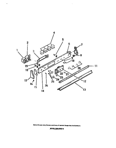 Control panel, cook-master, switches