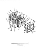 Oven door panels