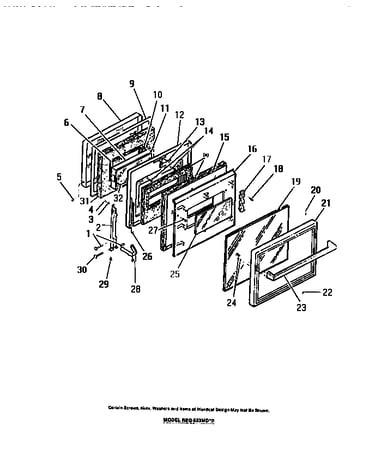 Oven door panels