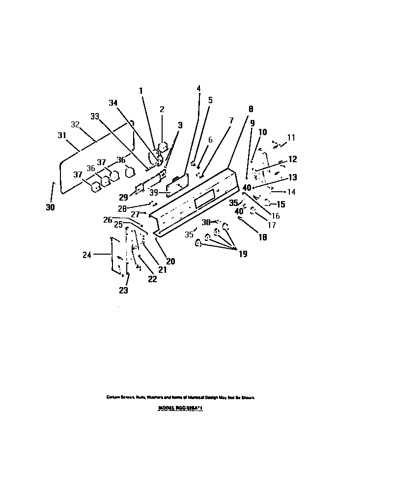 CONTROL PANEL, CONTROLS