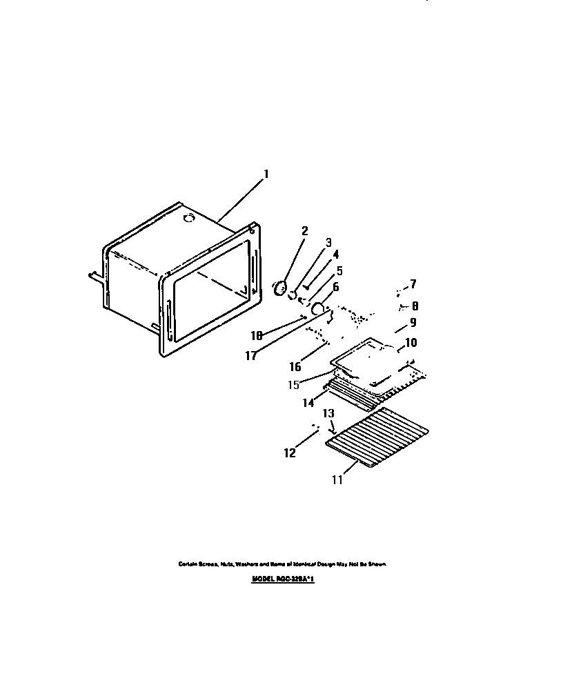 Oven liner, elements