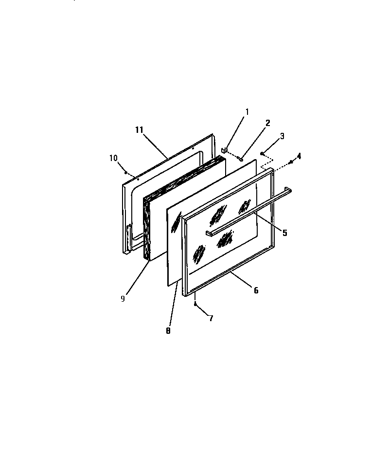 Oven door
