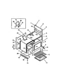 Oven cavity, panels, frame