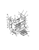 Oven cavity, panels, frame