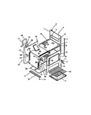 Oven cavity, panels, frame