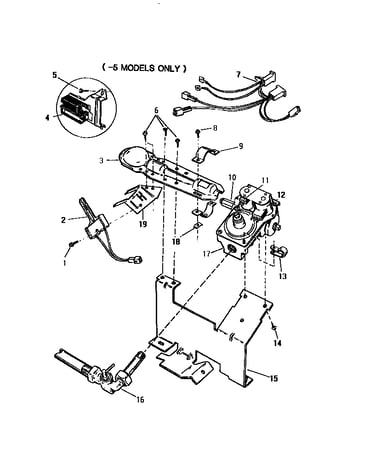 Gas valve assembly