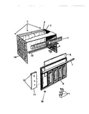 Cabinet, front, wrapper